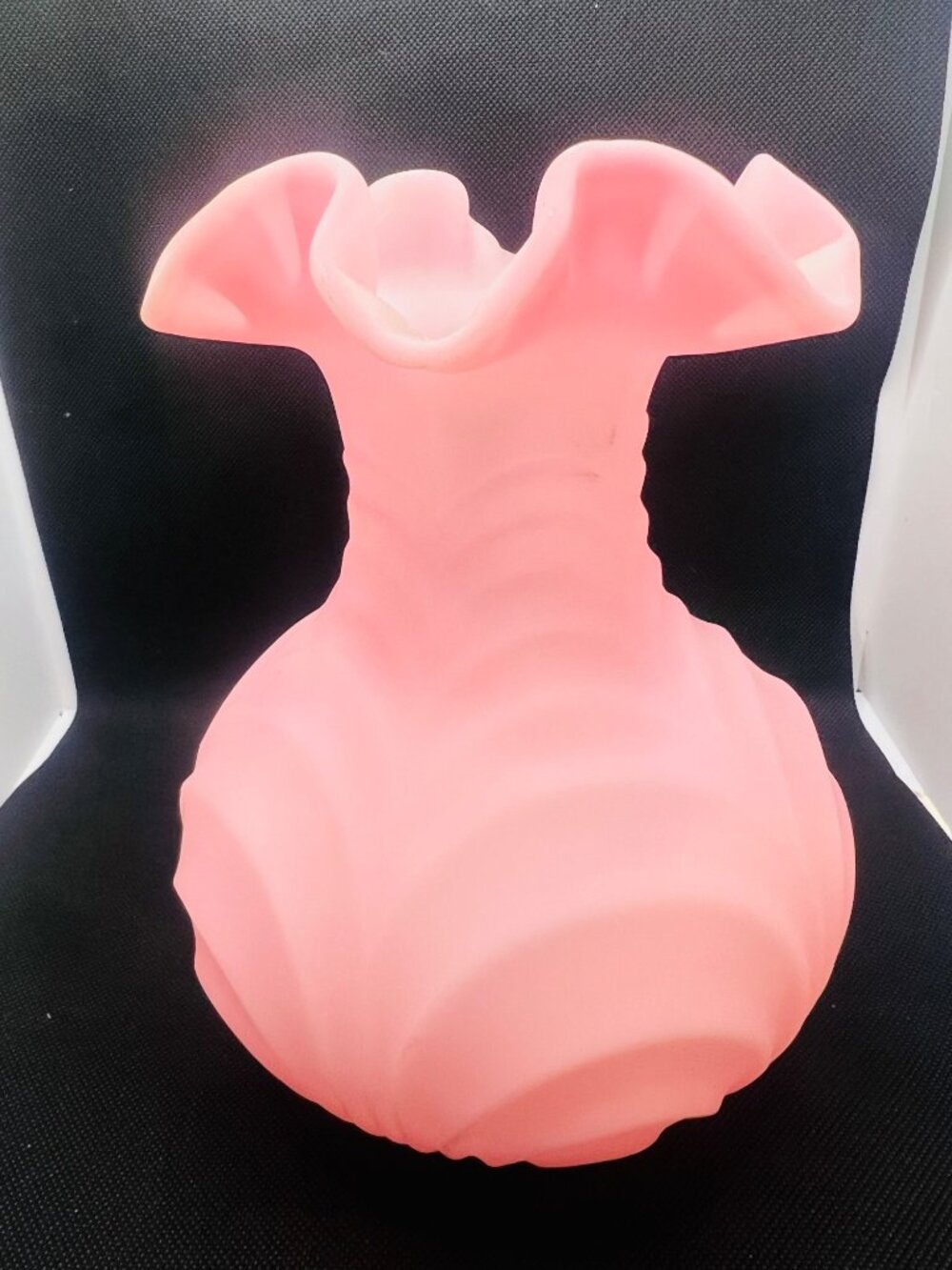 Fenton Rose Pink Drapery Vase Drape Pattern READ - Picture 12 of 15